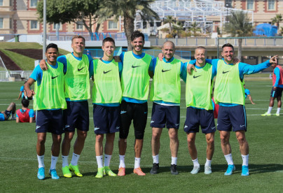 «Газпром»-тренировочные сборы в Катаре: 20 января, утренняя тренировка