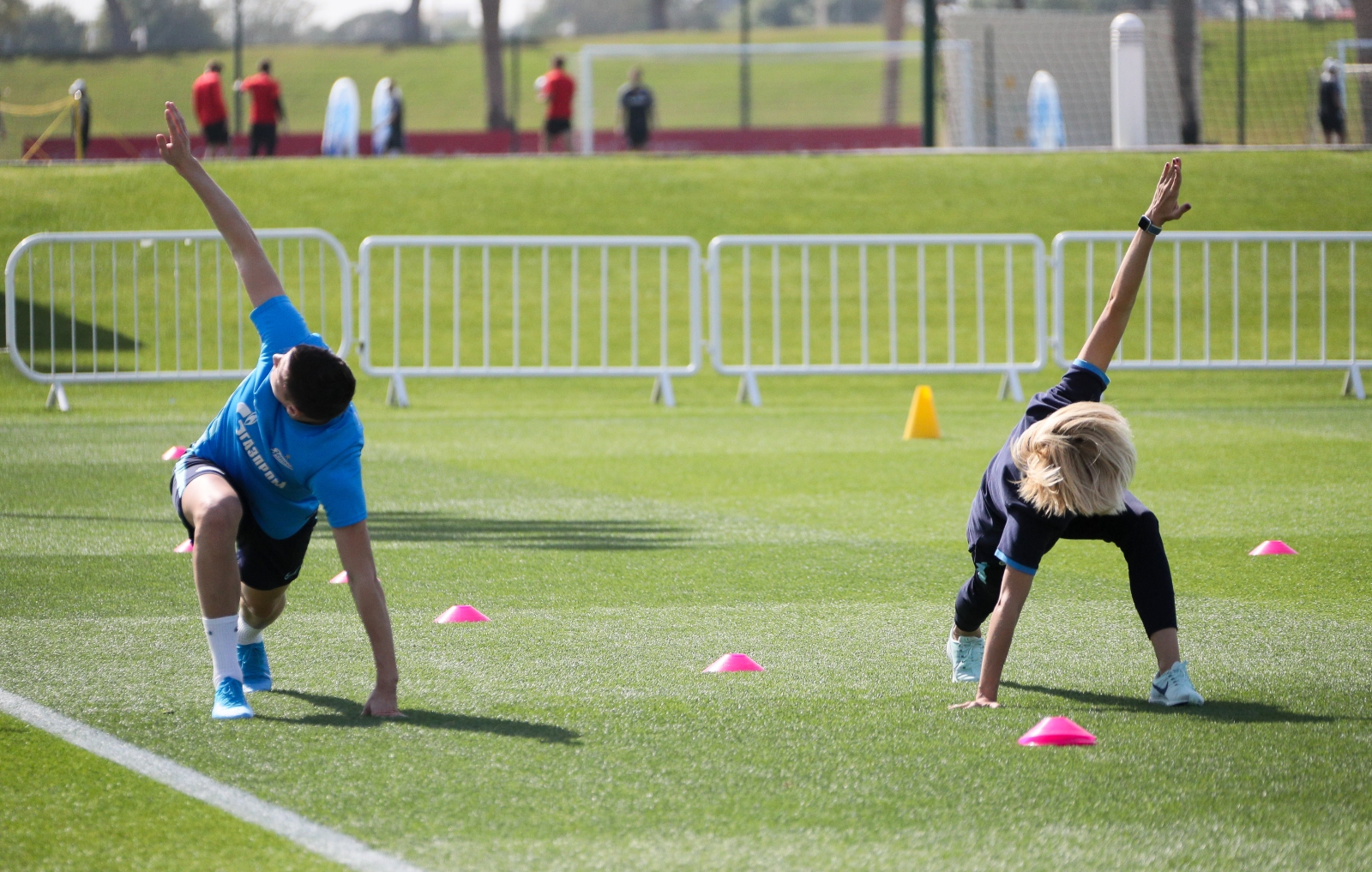 «Газпром»-тренировочные сборы в Катаре: 22 января, утренняя тренировка