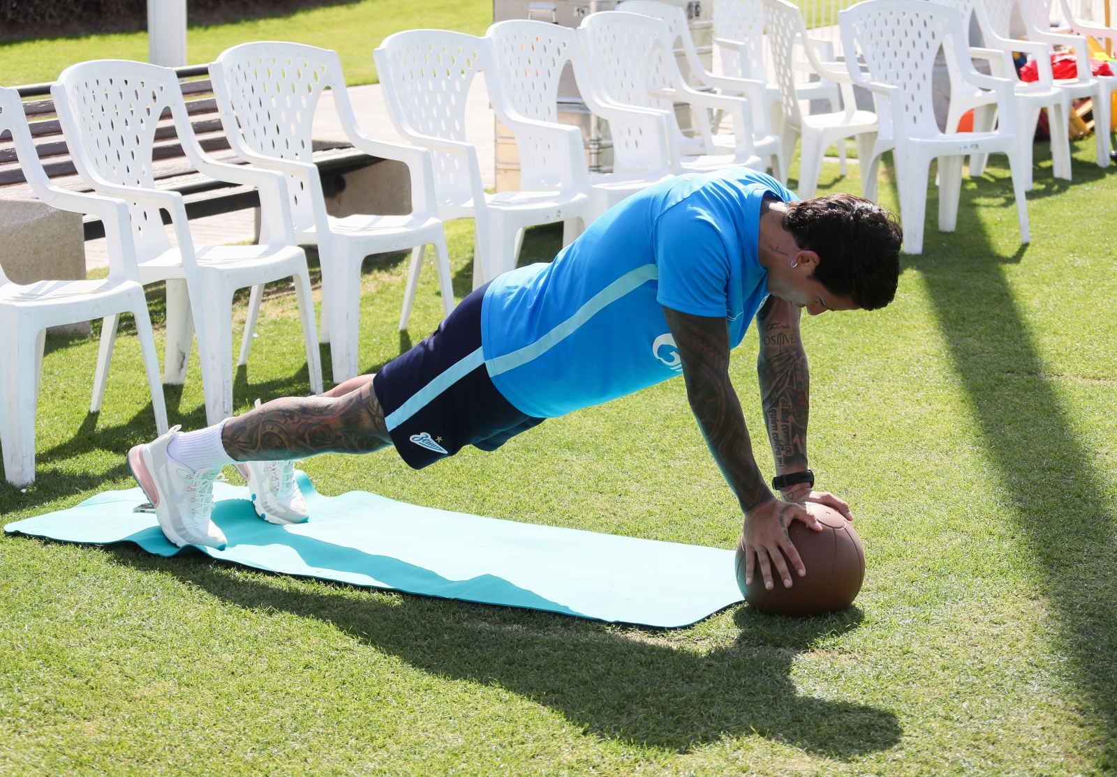 «Газпром»-тренировочные сборы в Катаре: 22 января, утренняя тренировка