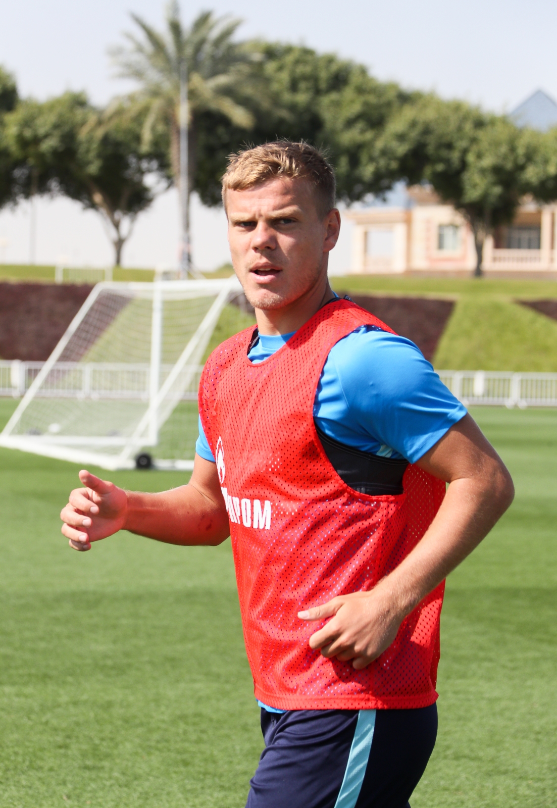 «Газпром»-тренировочные сборы в Катаре: 22 января, утренняя тренировка