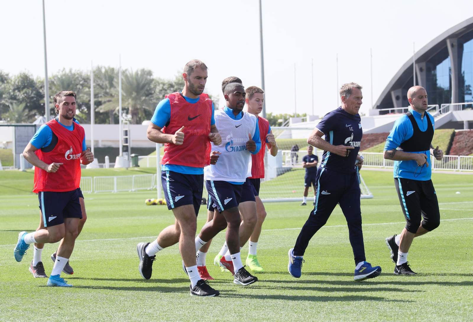 «Газпром»-тренировочные сборы в Катаре: 22 января, утренняя тренировка