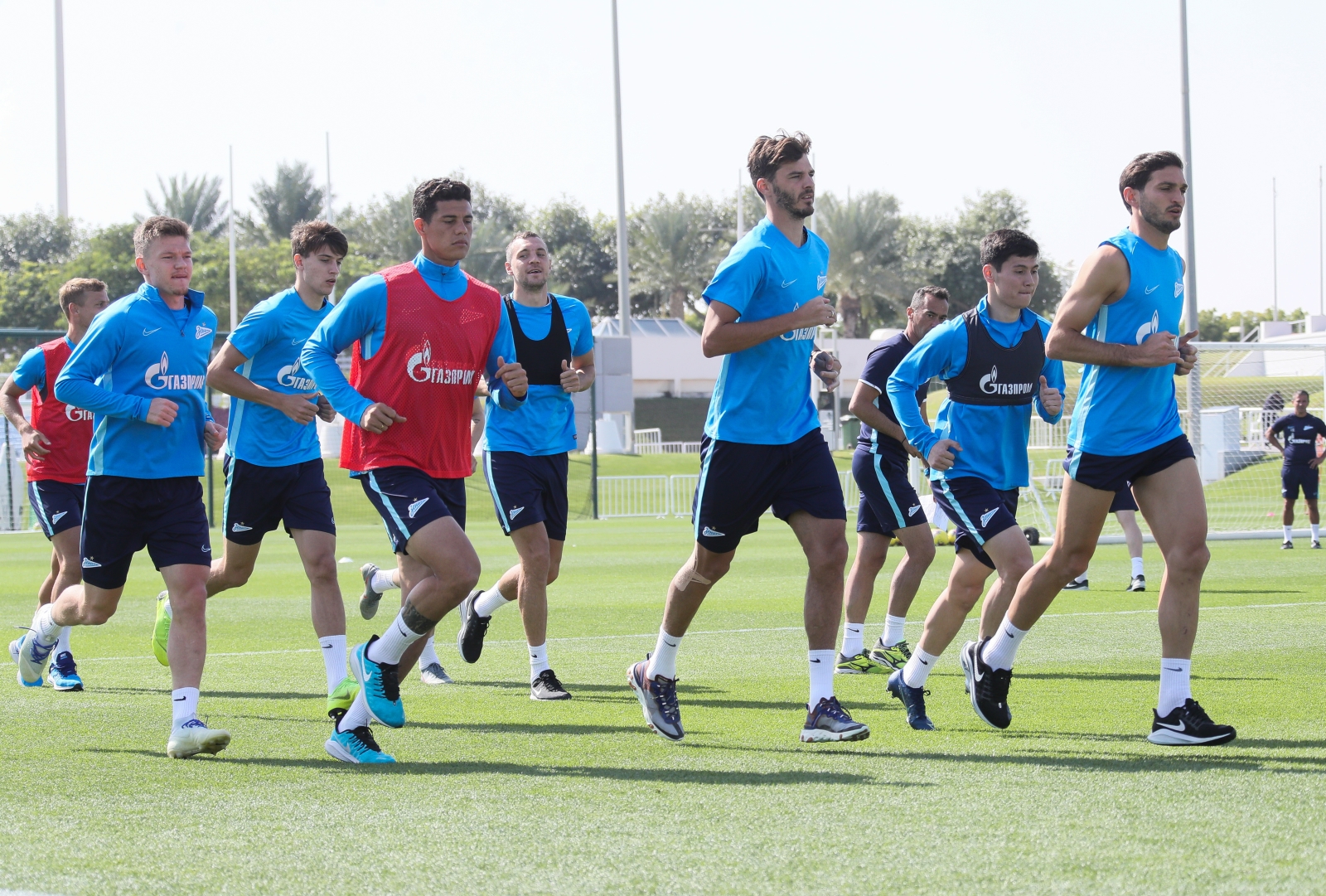 «Газпром»-тренировочные сборы в Катаре: 22 января, утренняя тренировка