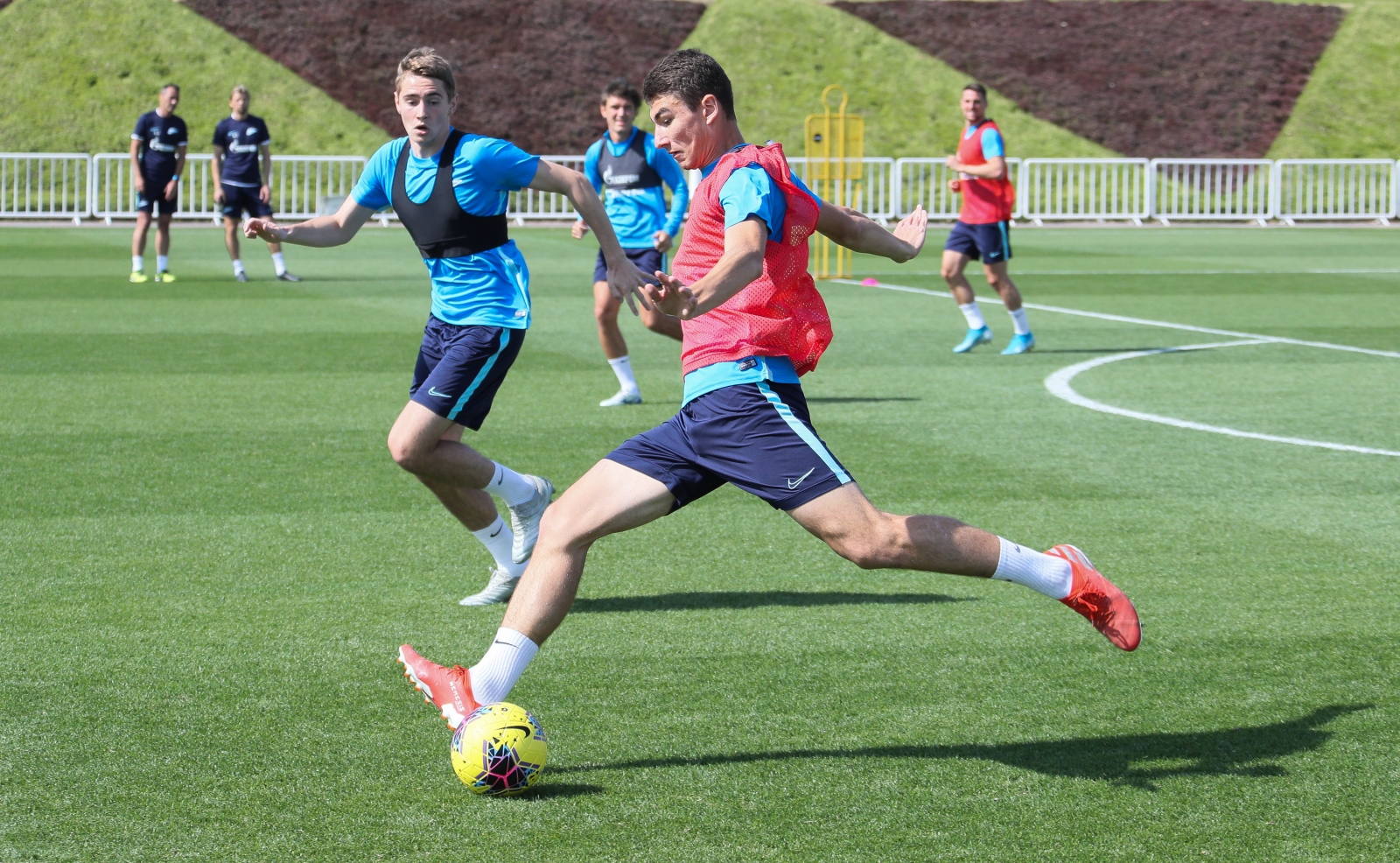 «Газпром»-тренировочные сборы в Катаре: 22 января, утренняя тренировка