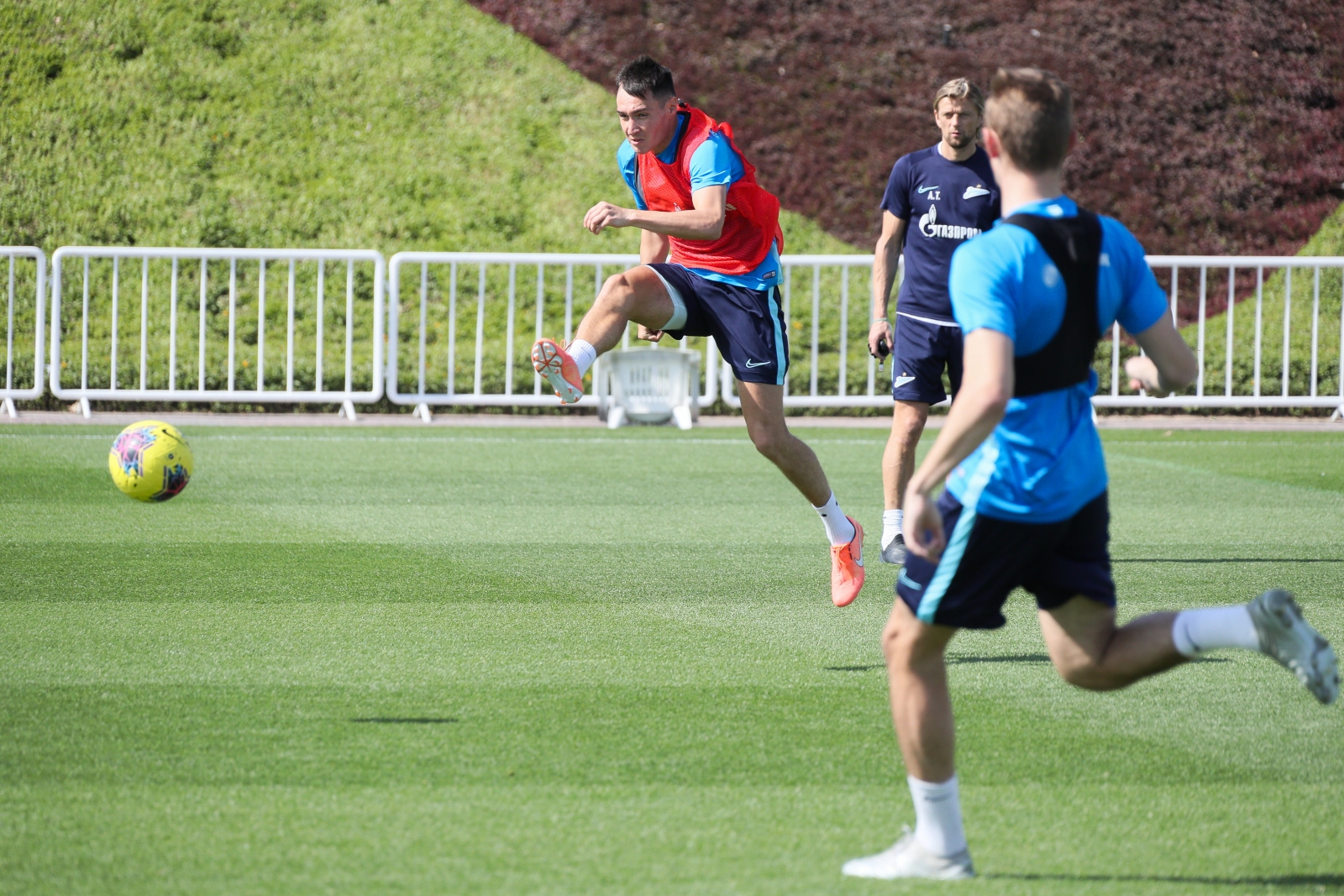 «Газпром»-тренировочные сборы в Катаре: 22 января, утренняя тренировка