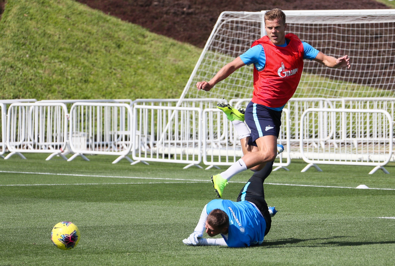 «Газпром»-тренировочные сборы в Катаре: 22 января, утренняя тренировка