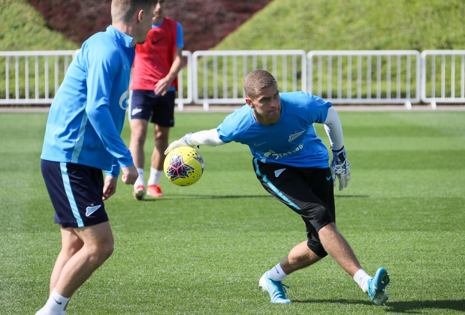 «Газпром»-тренировочные сборы в Катаре: 22 января, утренняя тренировка