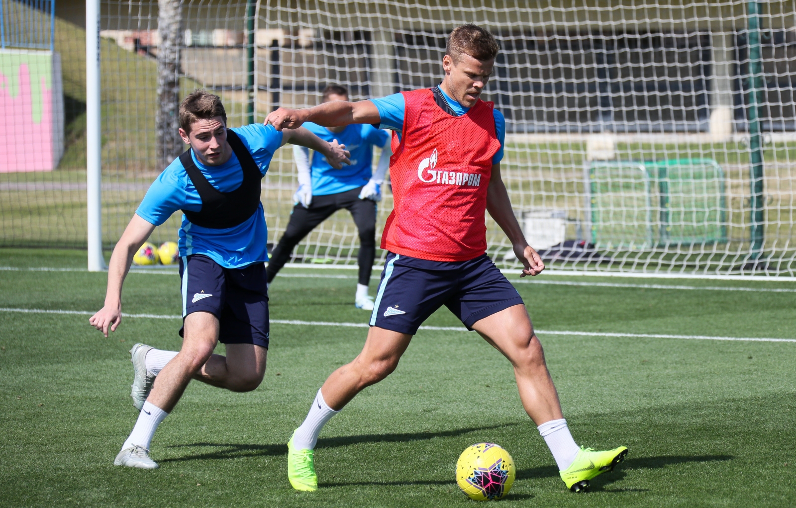 «Газпром»-тренировочные сборы в Катаре: 22 января, утренняя тренировка