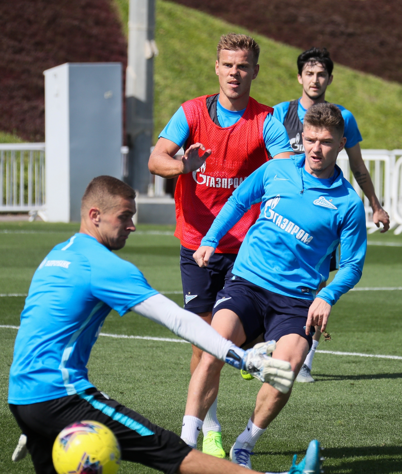 «Газпром»-тренировочные сборы в Катаре: 22 января, утренняя тренировка