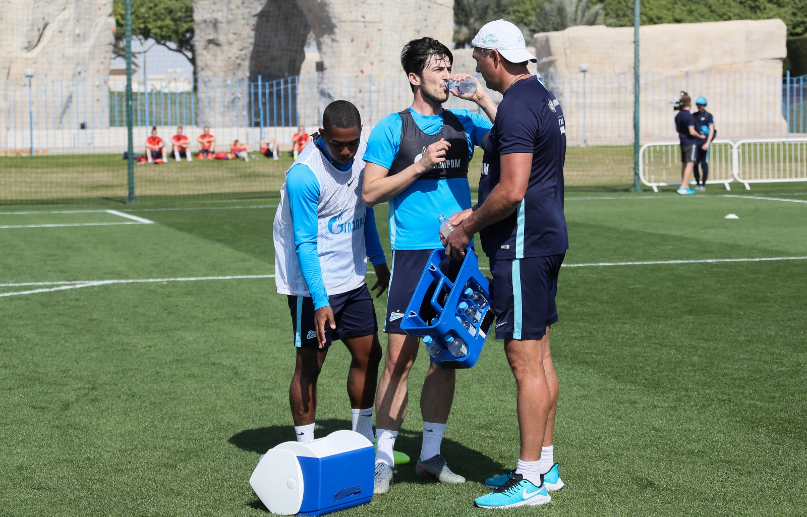 «Газпром»-тренировочные сборы в Катаре: 22 января, утренняя тренировка