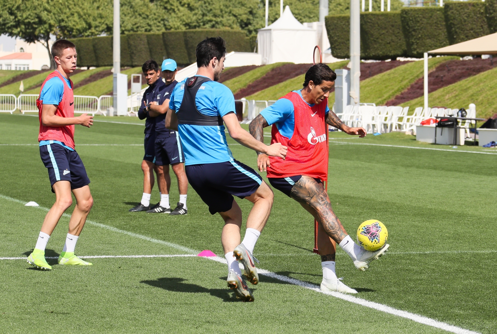«Газпром»-тренировочные сборы в Катаре: 22 января, утренняя тренировка