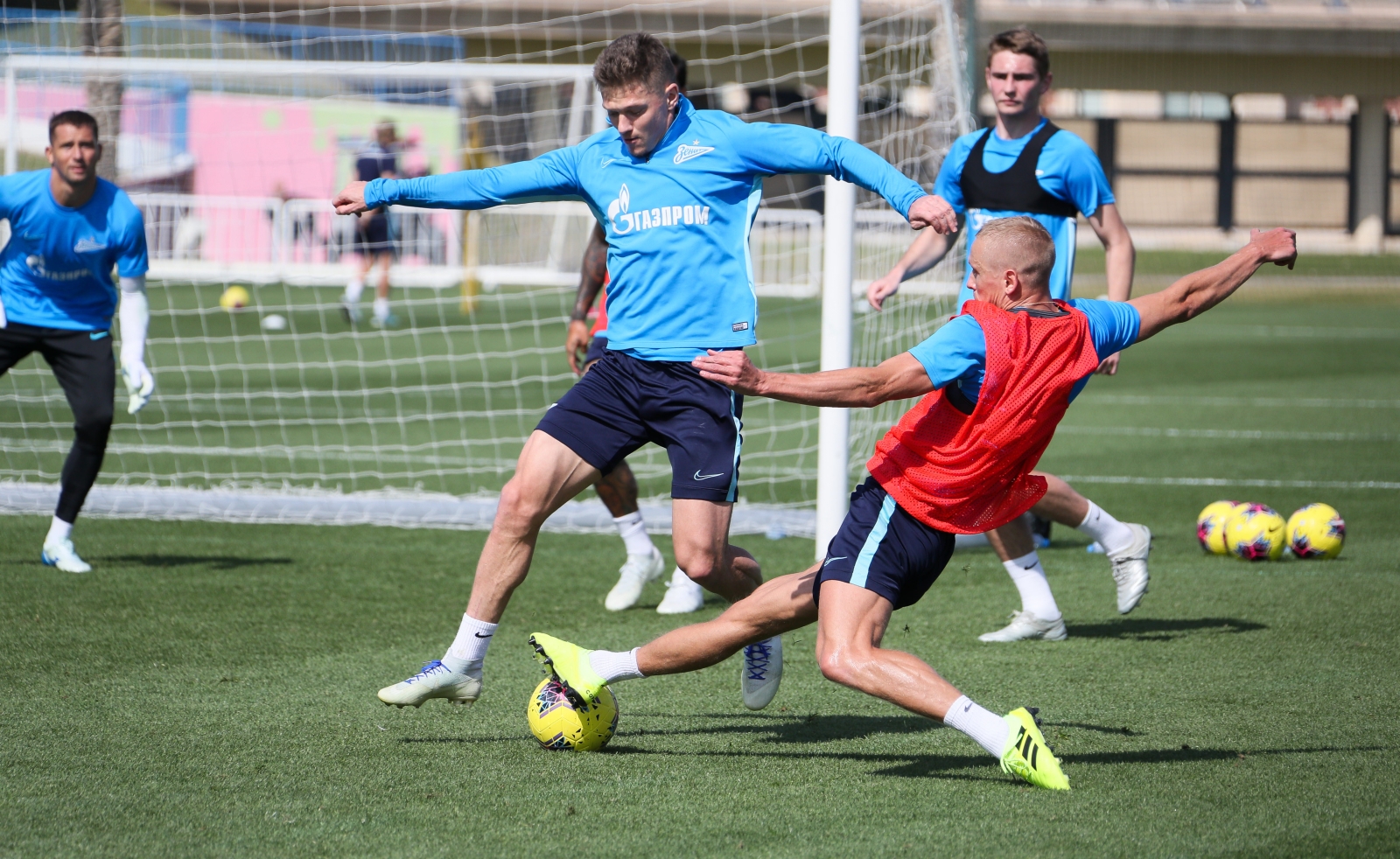 «Газпром»-тренировочные сборы в Катаре: 22 января, утренняя тренировка