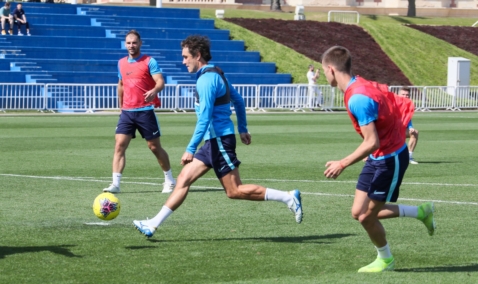 «Газпром»-тренировочные сборы в Катаре: 22 января, утренняя тренировка