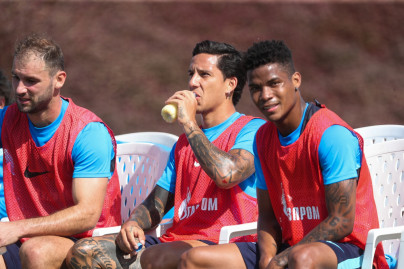 «Газпром»-тренировочные сборы в Катаре: 22 января, утренняя тренировка