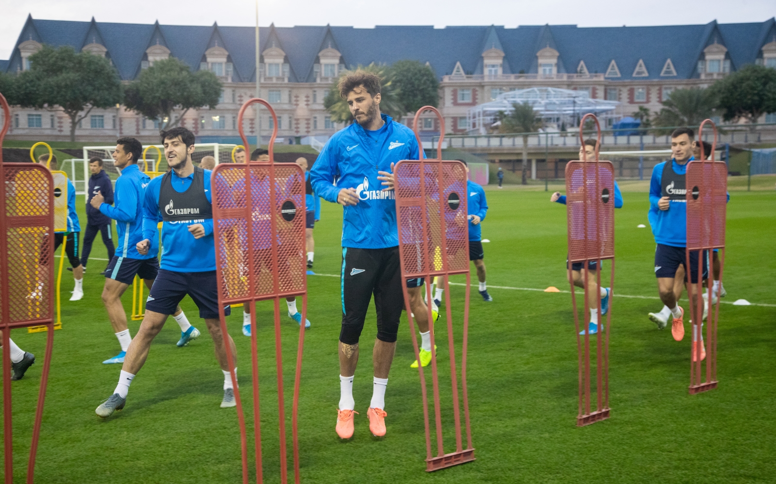 «Газпром»-тренировочные сборы в Катаре: 23 января, вечерняя тренировка