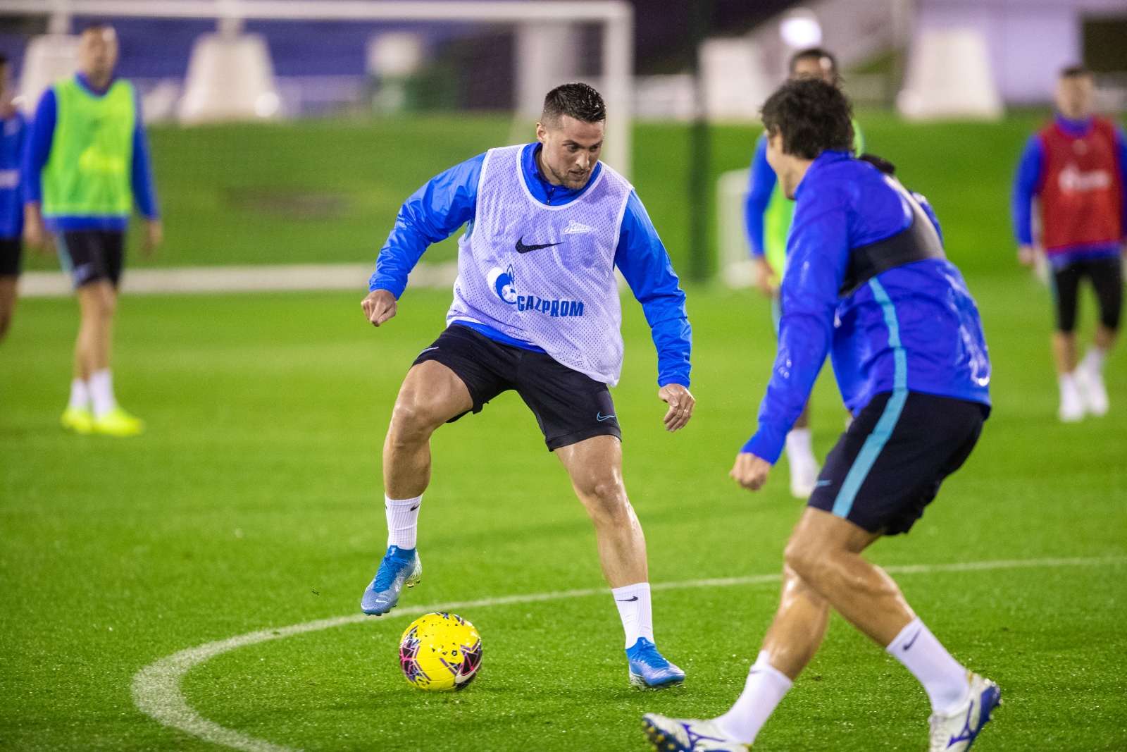 «Газпром»-тренировочные сборы в Катаре: 23 января, вечерняя тренировка