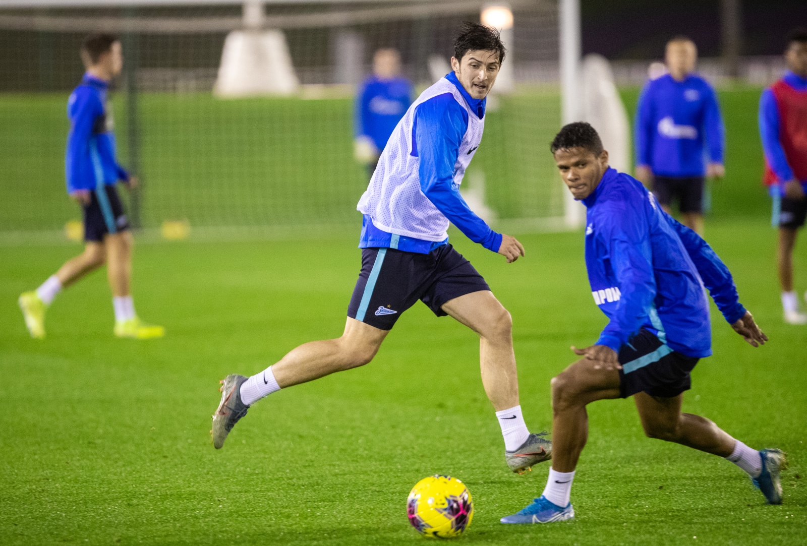 «Газпром»-тренировочные сборы в Катаре: 23 января, вечерняя тренировка