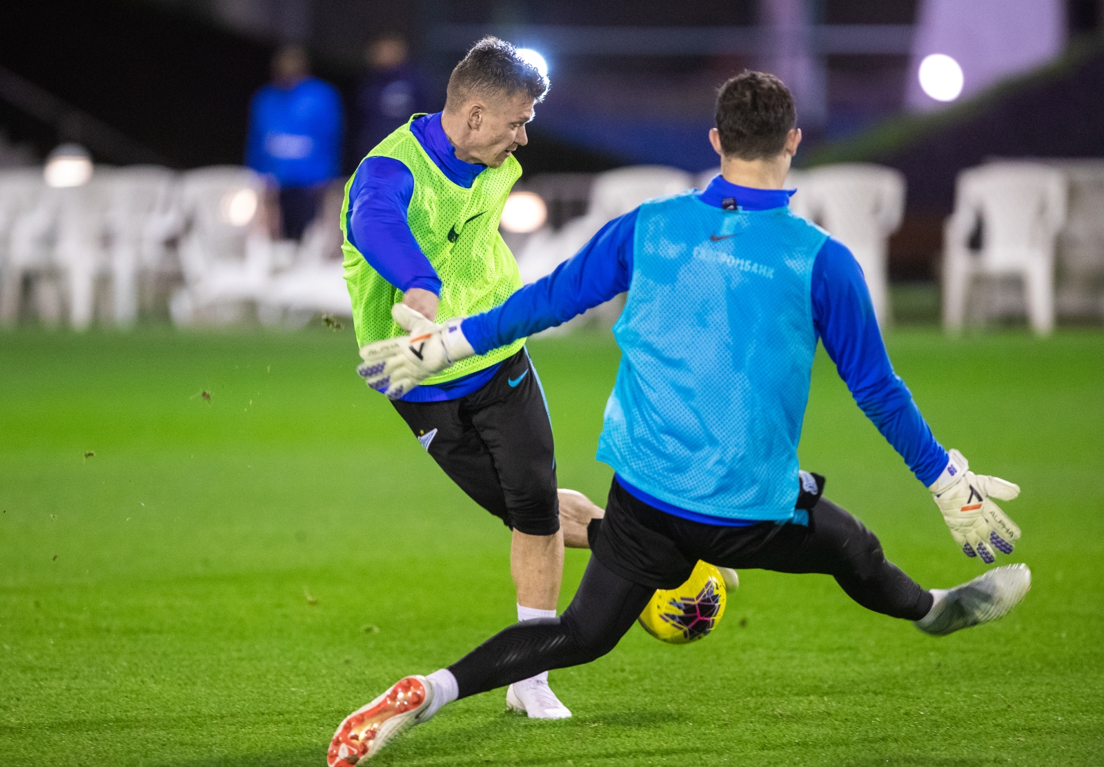 «Газпром»-тренировочные сборы в Катаре: 23 января, вечерняя тренировка