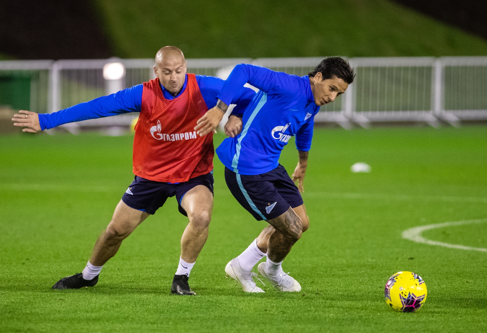 «Газпром»-тренировочные сборы в Катаре: 23 января, вечерняя тренировка