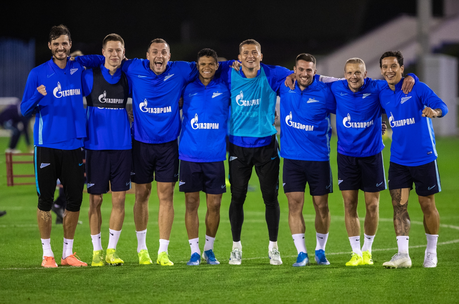 «Газпром»-тренировочные сборы в Катаре: 23 января, вечерняя тренировка