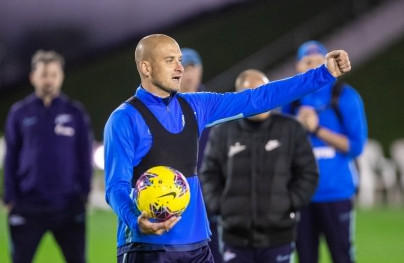 «Газпром»-тренировочные сборы в Катаре: 23 января, вечерняя тренировка