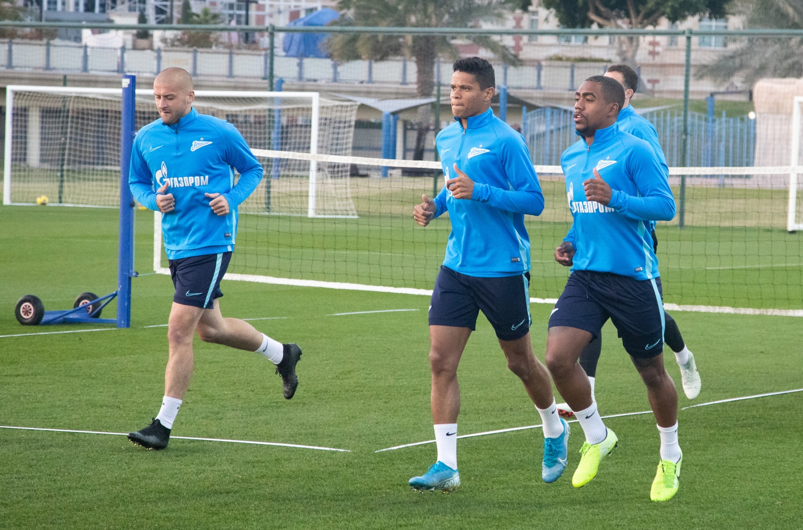 «Газпром»-тренировочные сборы в Катаре: 24 января, вечерняя тренировка