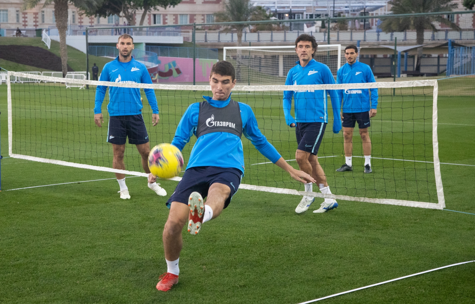«Газпром»-тренировочные сборы в Катаре: 24 января, вечерняя тренировка
