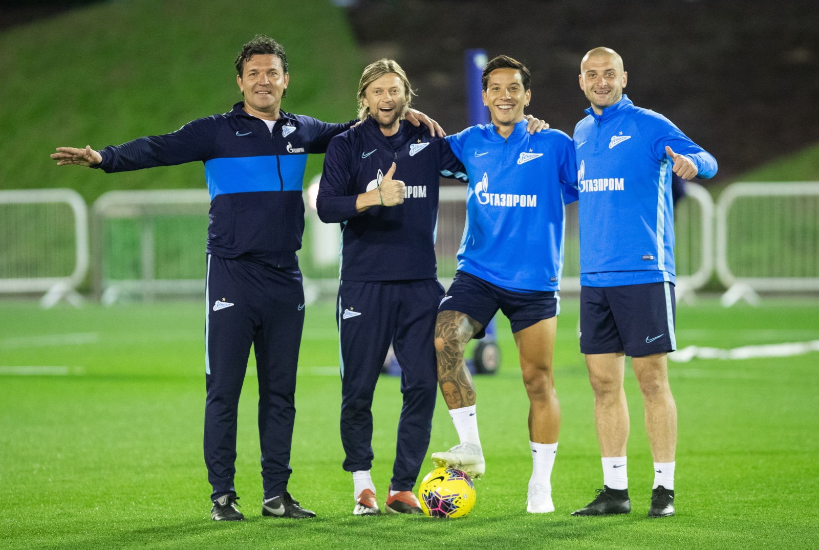 «Газпром»-тренировочные сборы в Катаре: 24 января, вечерняя тренировка