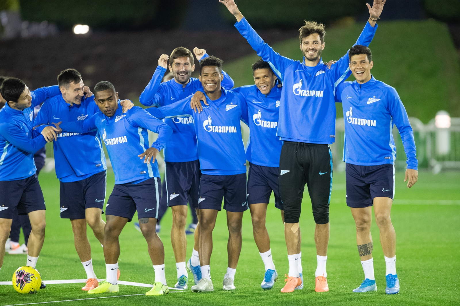 «Газпром»-тренировочные сборы в Катаре: 24 января, вечерняя тренировка