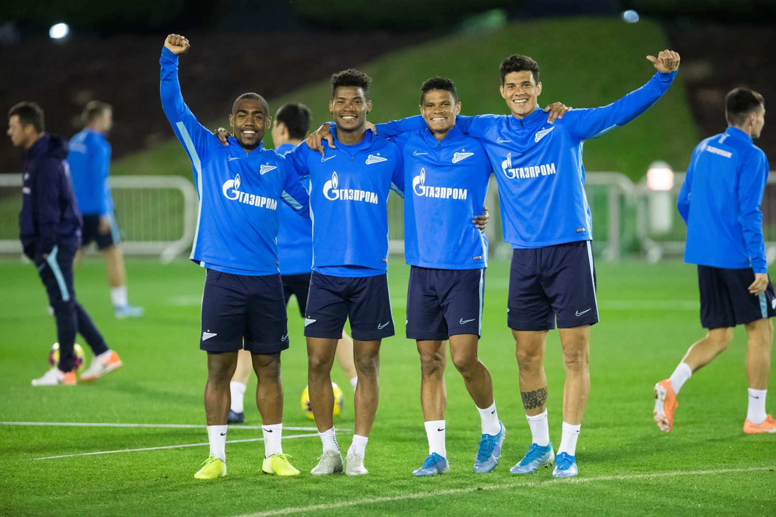 «Газпром»-тренировочные сборы в Катаре: 24 января, вечерняя тренировка