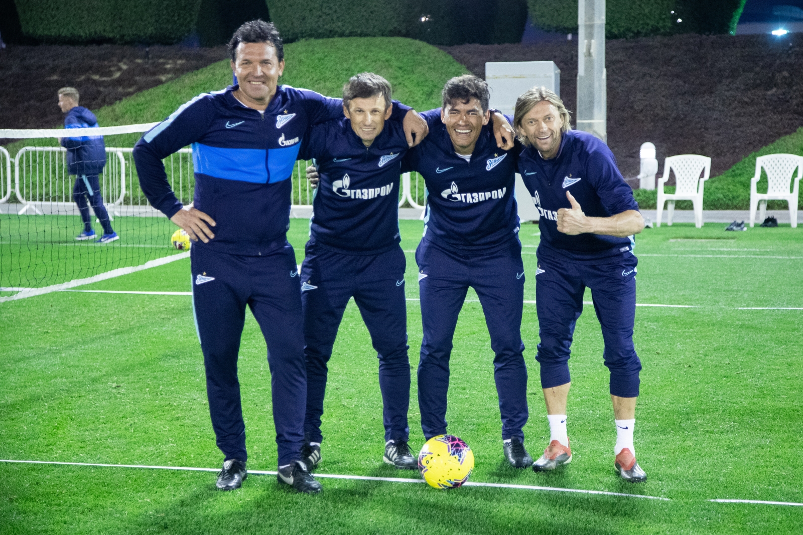 «Газпром»-тренировочные сборы в Катаре: 24 января, вечерняя тренировка