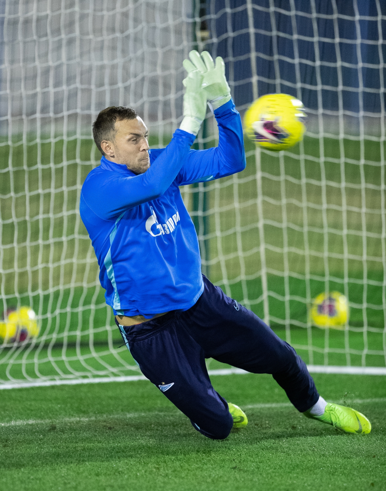 «Газпром»-тренировочные сборы в Катаре: 24 января, вечерняя тренировка