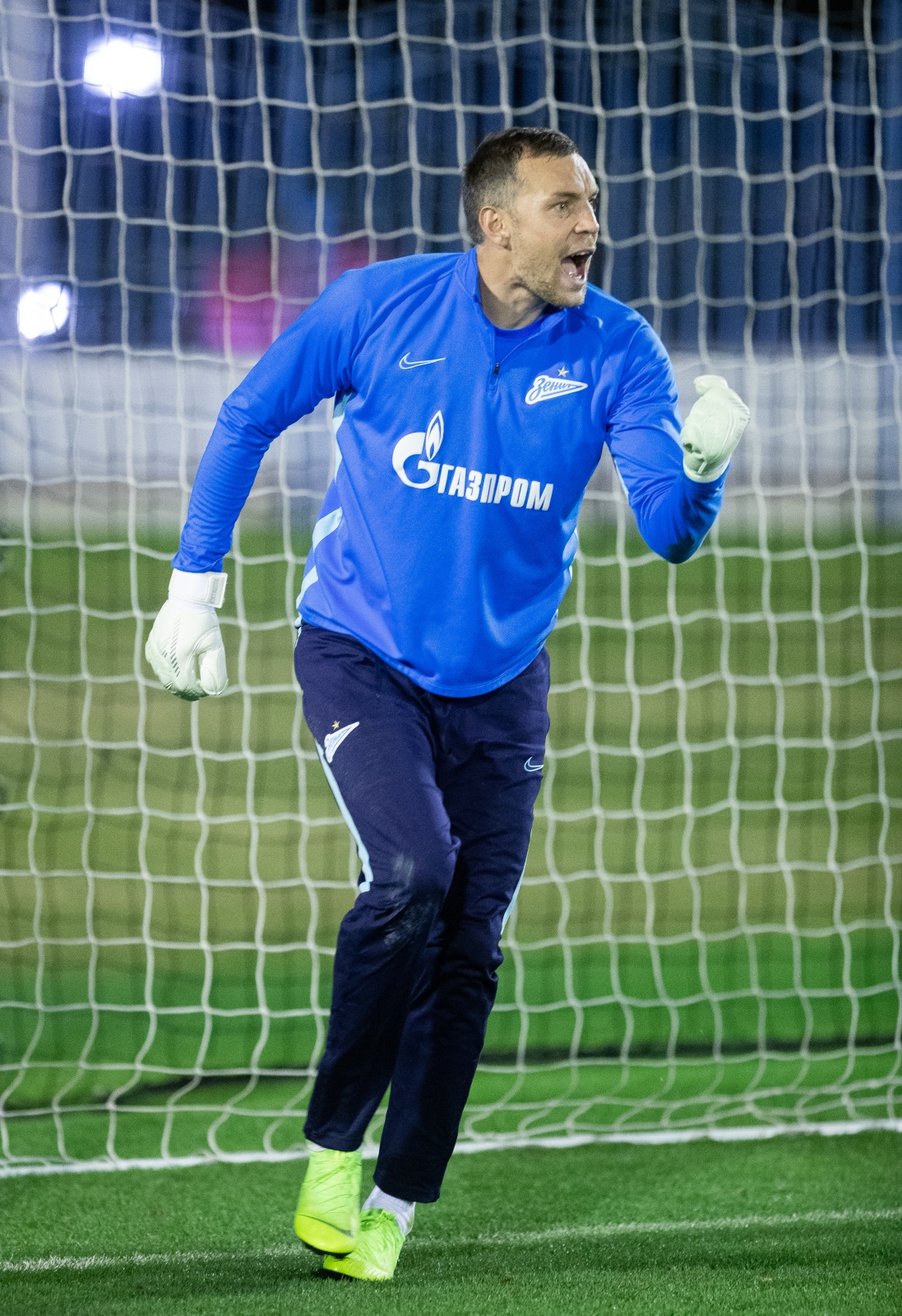 «Газпром»-тренировочные сборы в Катаре: 24 января, вечерняя тренировка