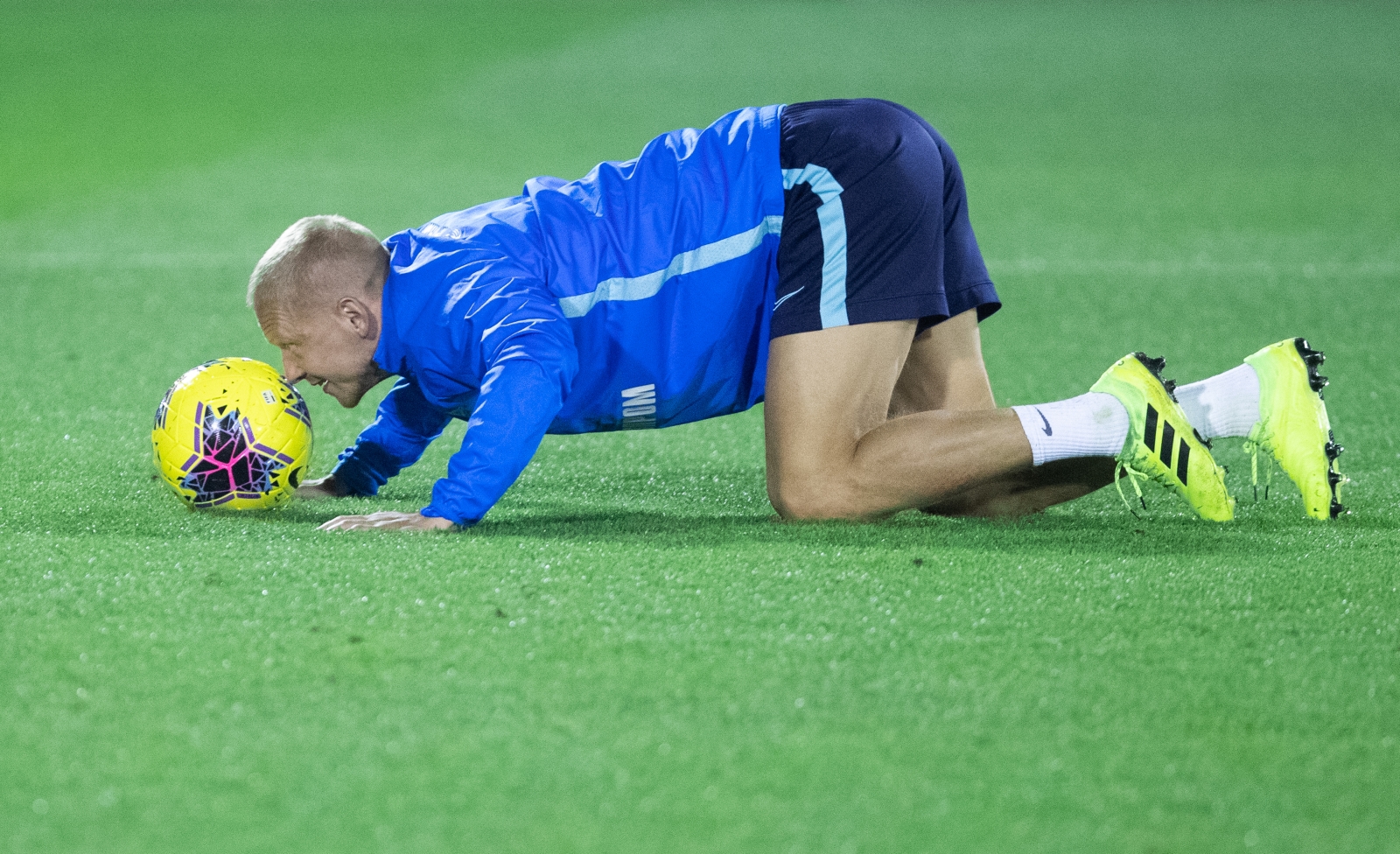 «Газпром»-тренировочные сборы в Катаре: 24 января, вечерняя тренировка