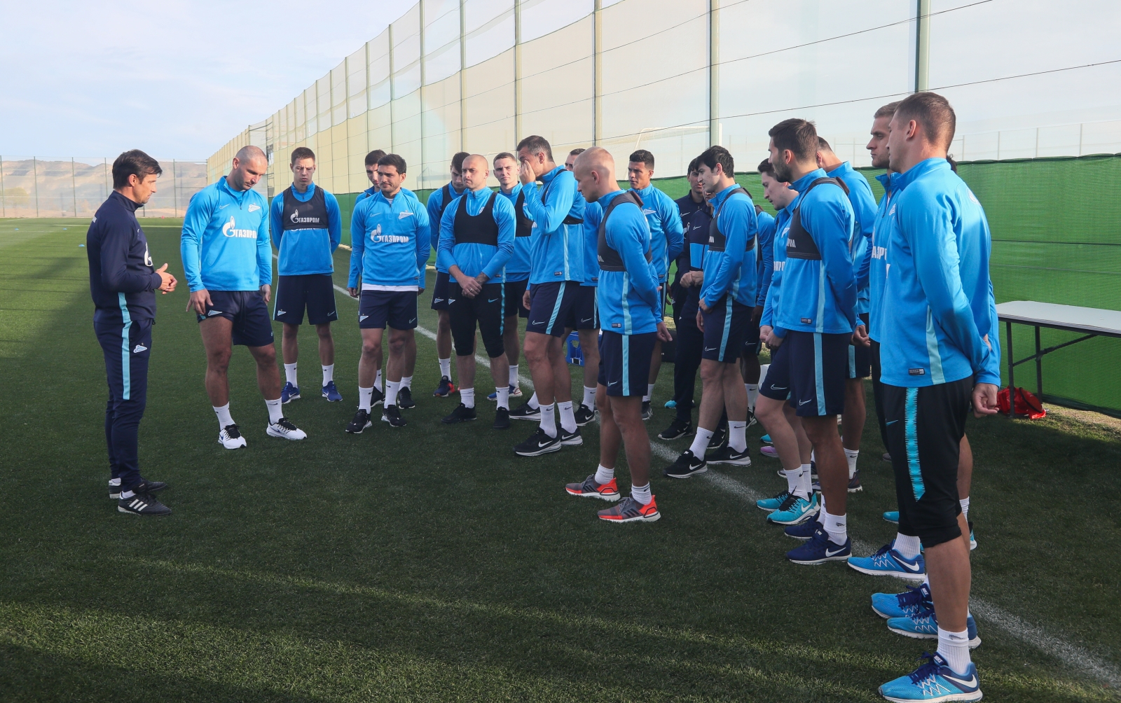 «Газпром»-тренировочные сборы в Испании: 29 января, вечерняя тренировка