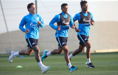 «Газпром»-тренировочные сборы в Испании: 29 января, вечерняя тренировка