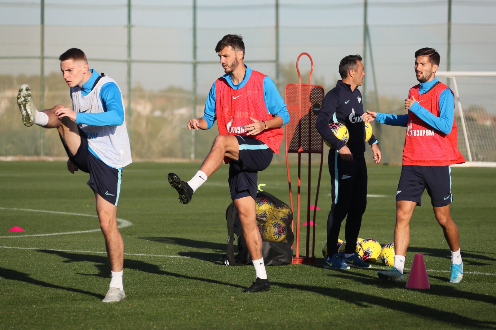 «Газпром»-тренировочные сборы в Испании: 30 января, вечерняя тренировка