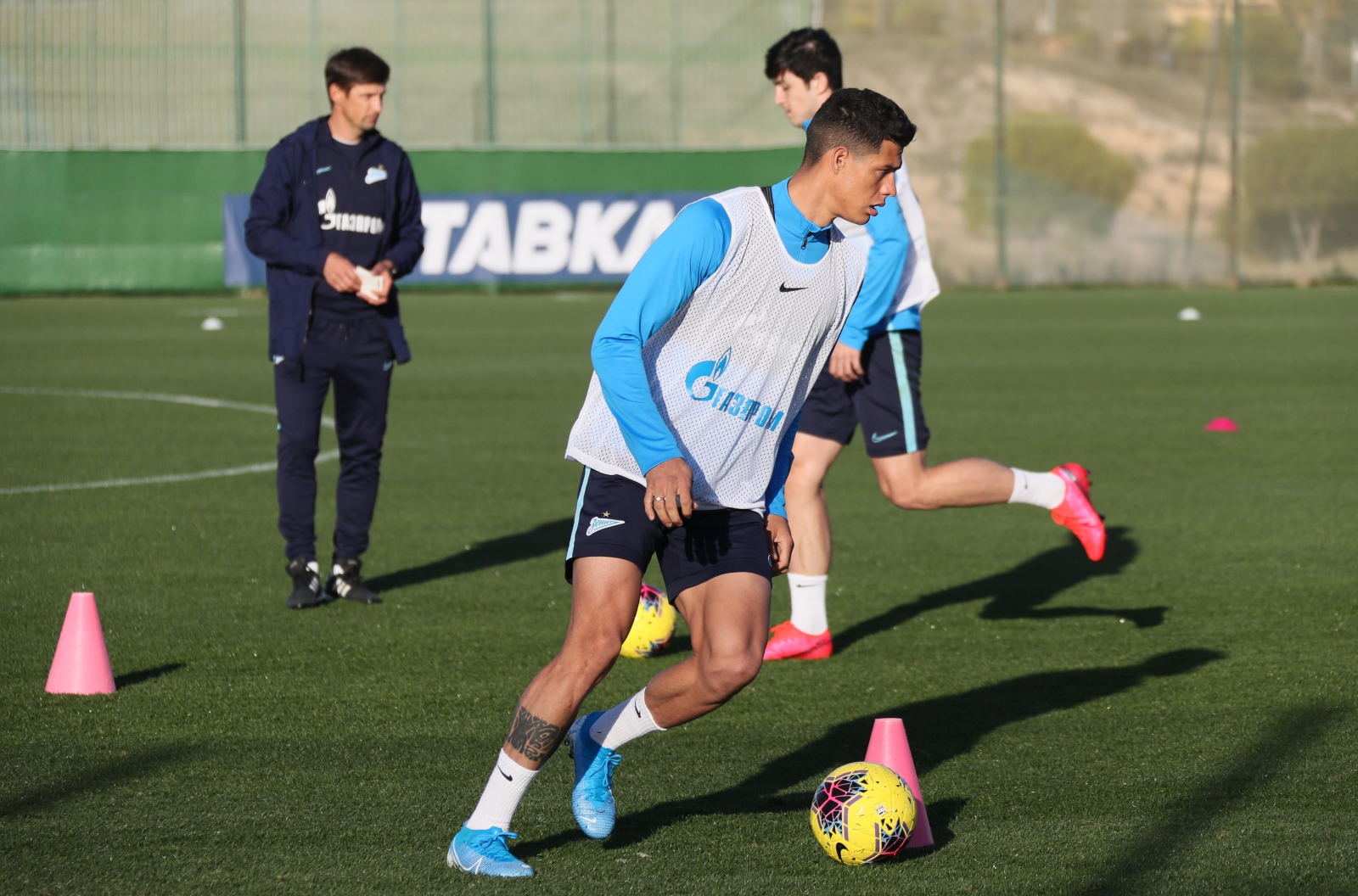 «Газпром»-тренировочные сборы в Испании: 30 января, вечерняя тренировка