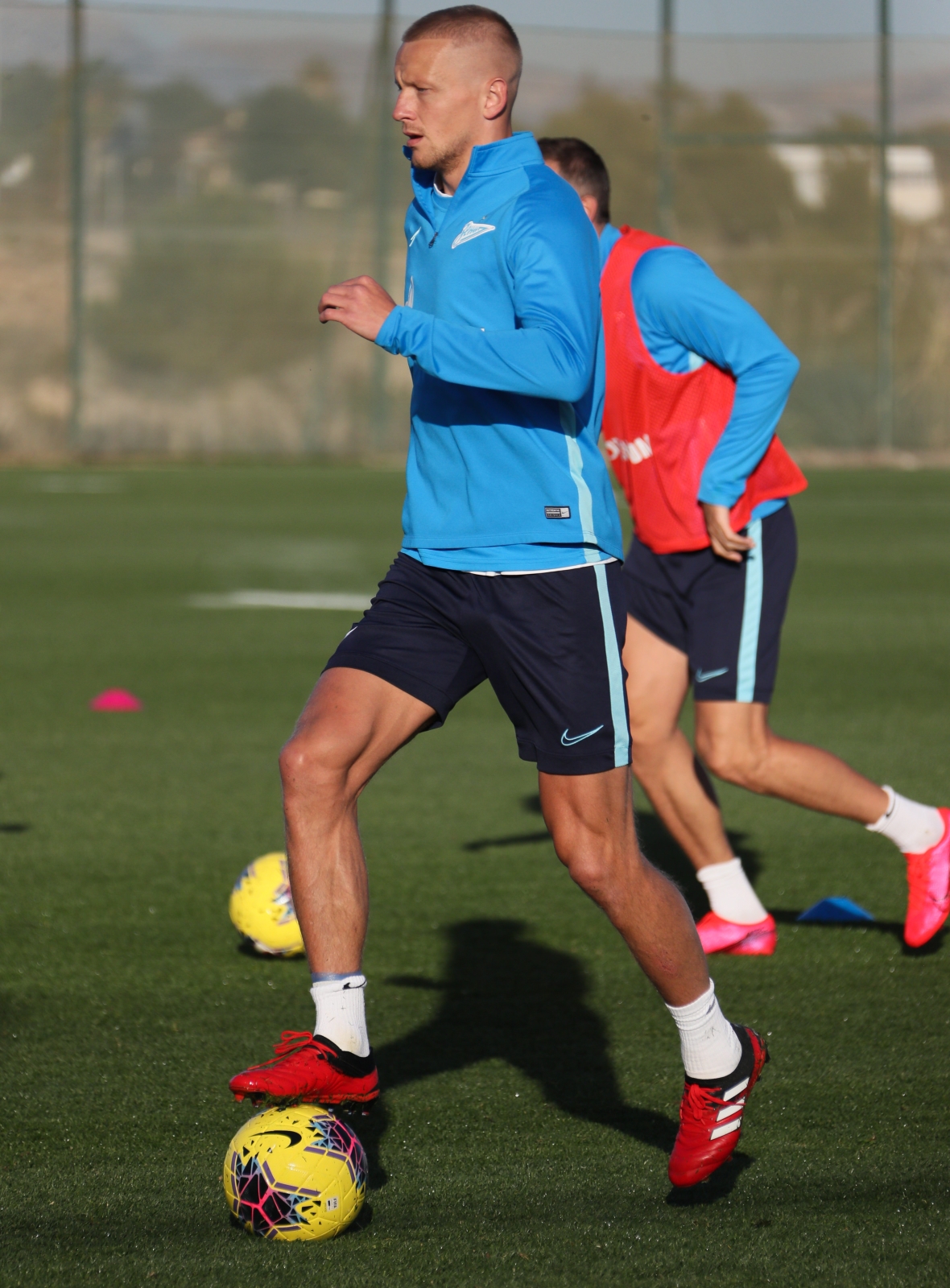 «Газпром»-тренировочные сборы в Испании: 30 января, вечерняя тренировка