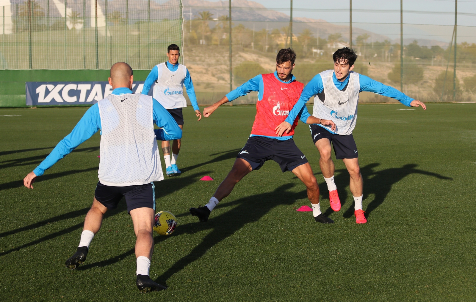 «Газпром»-тренировочные сборы в Испании: 30 января, вечерняя тренировка