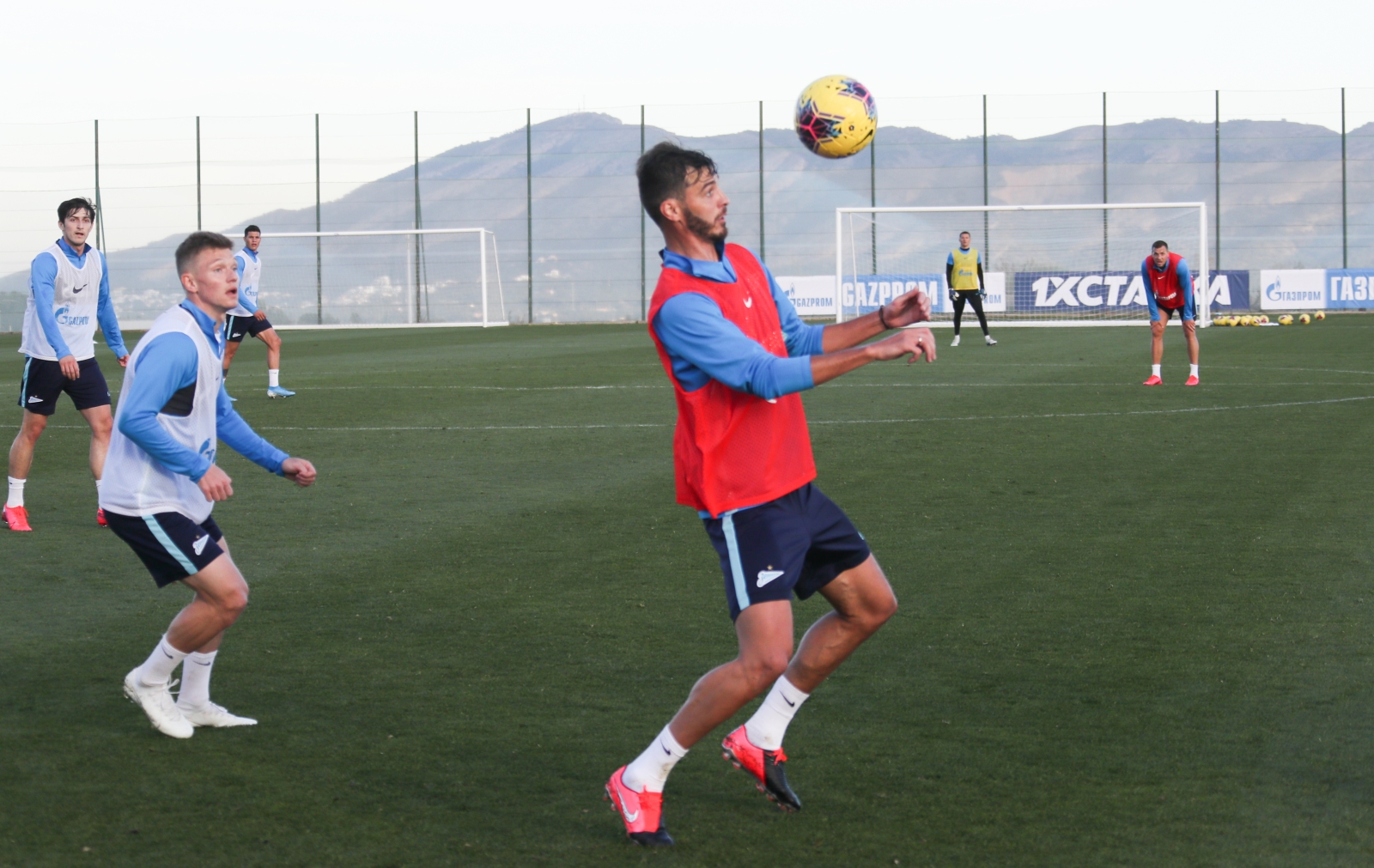«Газпром»-тренировочные сборы в Испании: 30 января, вечерняя тренировка