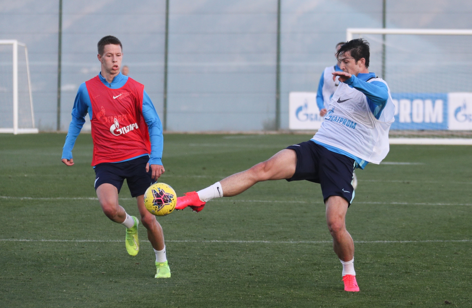 «Газпром»-тренировочные сборы в Испании: 30 января, вечерняя тренировка