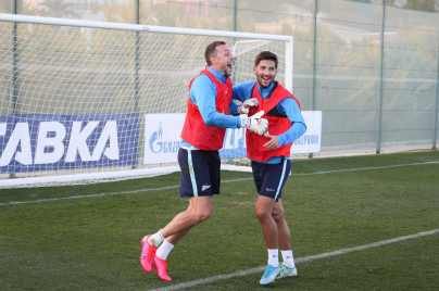 «Газпром»-тренировочные сборы в Испании: 30 января, вечерняя тренировка