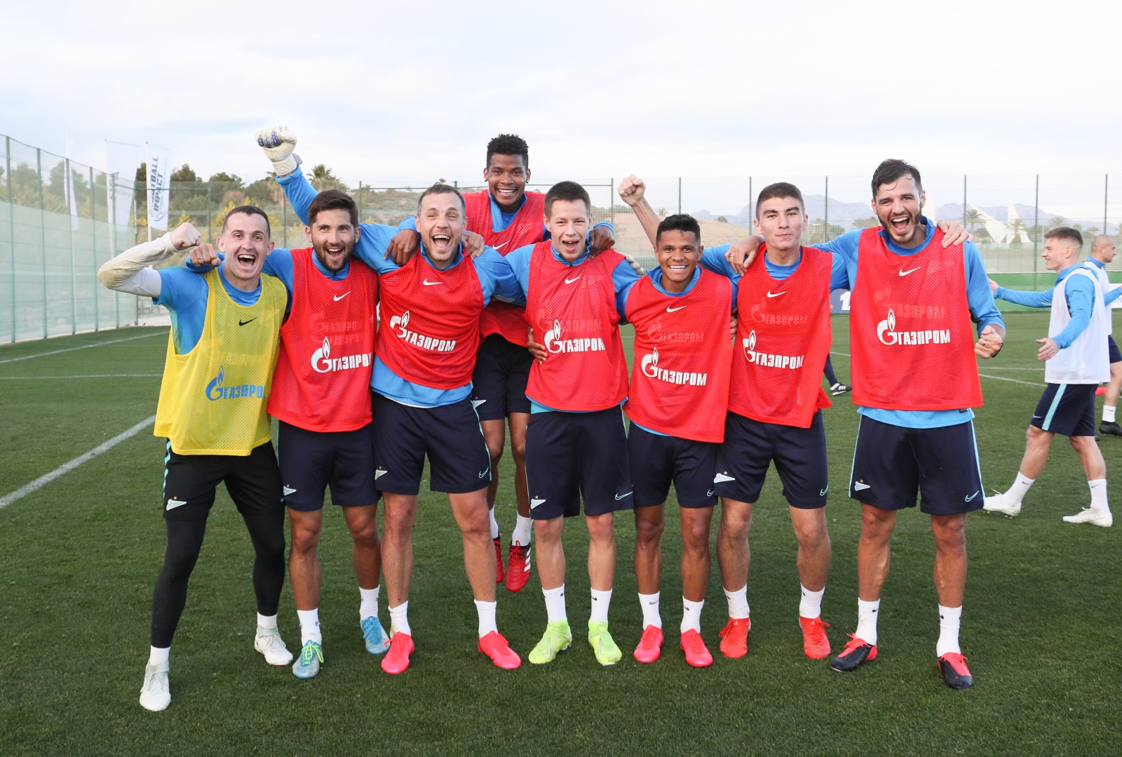 «Газпром»-тренировочные сборы в Испании: 30 января, вечерняя тренировка