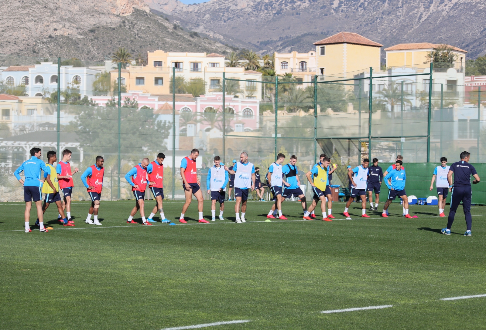 «Газпром»-тренировочные сборы в Испании: 31 января, утренняя тренировка