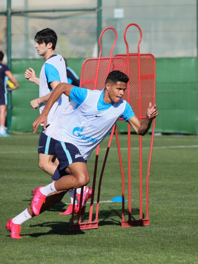 «Газпром»-тренировочные сборы в Испании: 31 января, утренняя тренировка