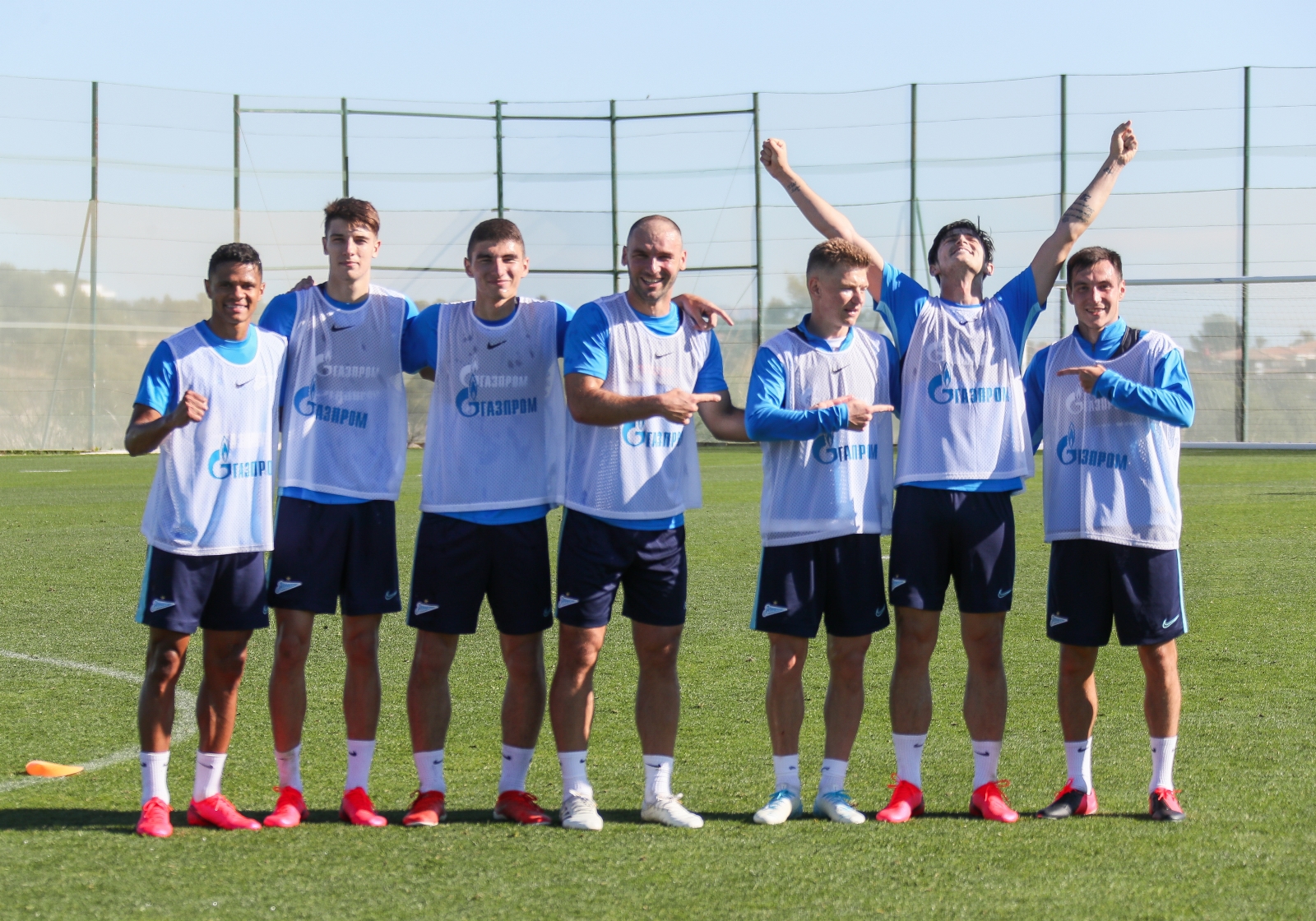 «Газпром»-тренировочные сборы в Испании: 31 января, утренняя тренировка