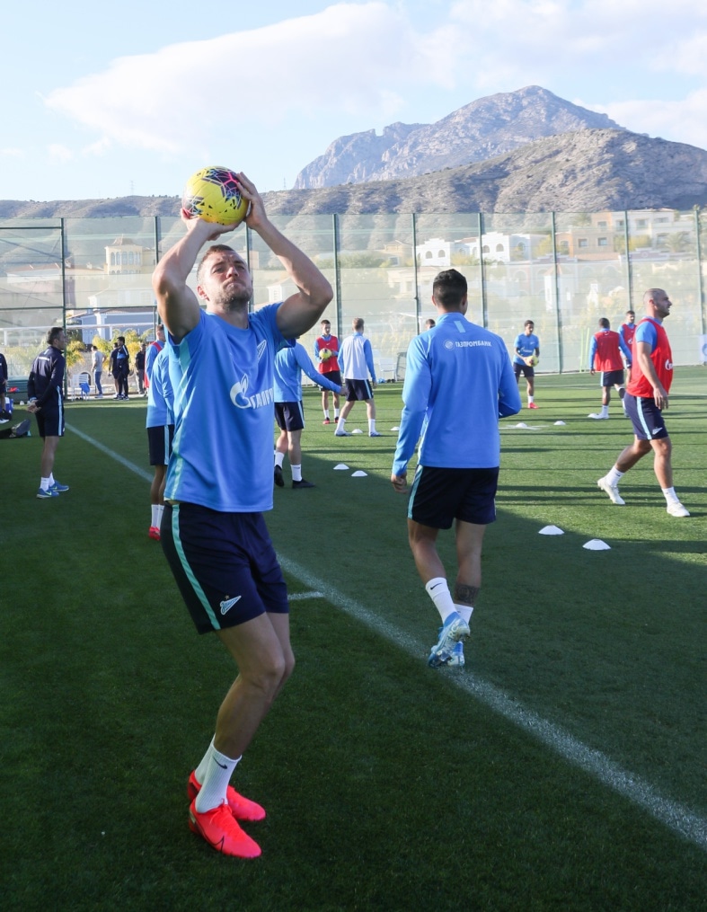 «Газпром»-тренировочные сборы в Испании: 31 января, вечерняя тренировка