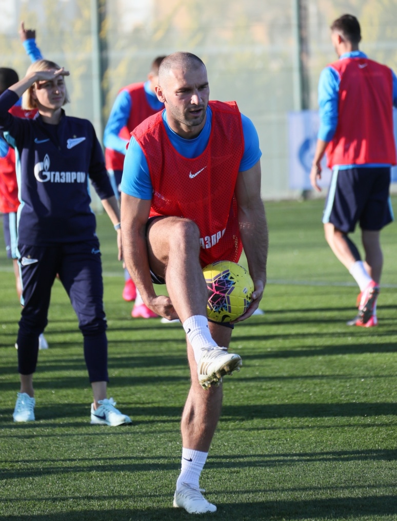 «Газпром»-тренировочные сборы в Испании: 31 января, вечерняя тренировка
