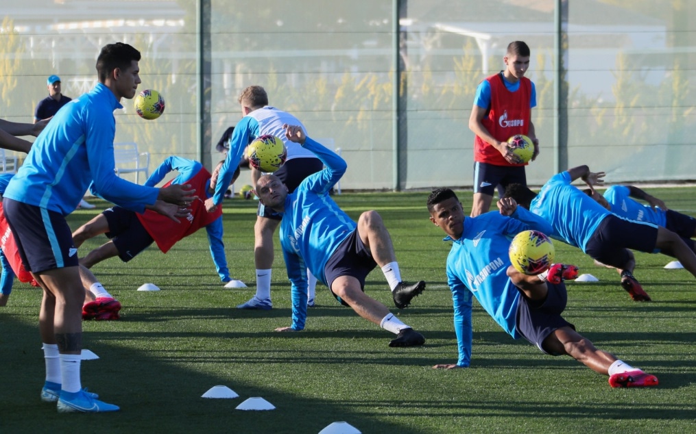 «Газпром»-тренировочные сборы в Испании: 31 января, вечерняя тренировка