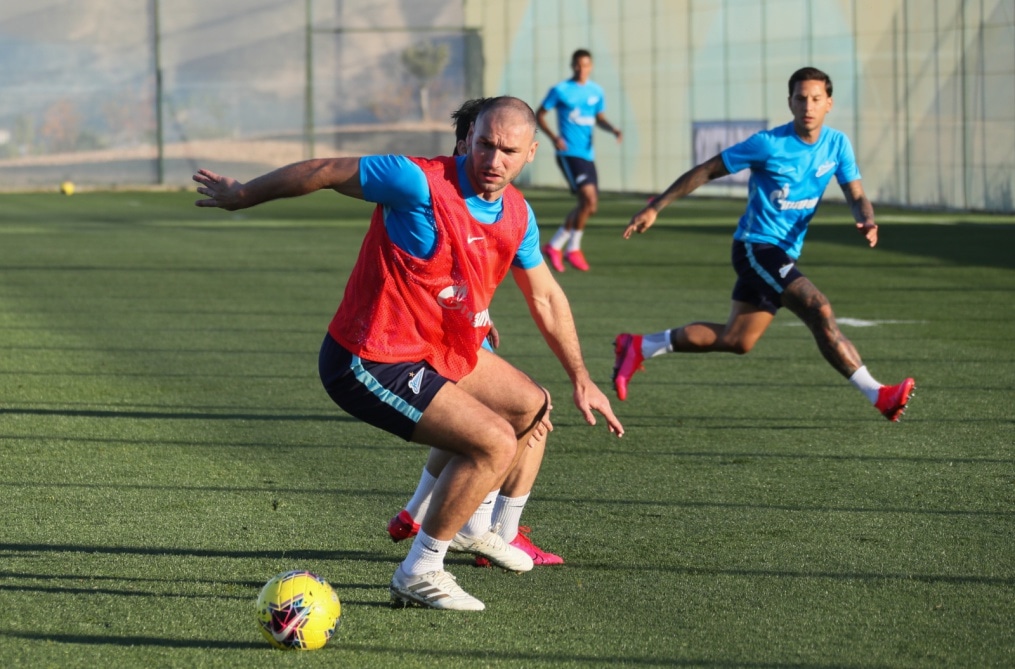 «Газпром»-тренировочные сборы в Испании: 31 января, вечерняя тренировка